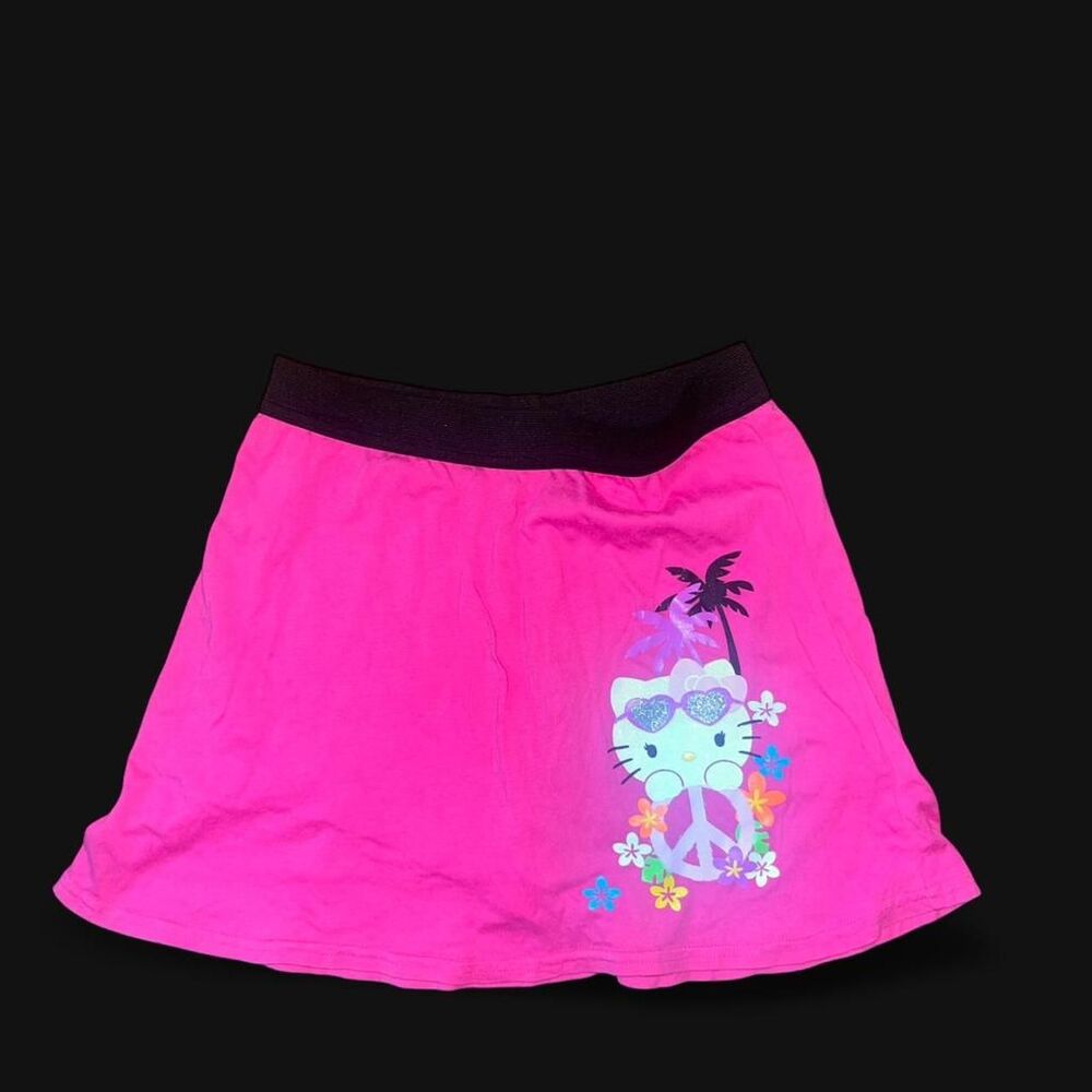 Vintage Y2K 2013 Sanrio Hello Kitty Kids Girls' Pink Skort SZ L 10-12